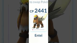 1 HP Entei Destroy Grunt Badly in pokemongo [upl. by Nalyorf]