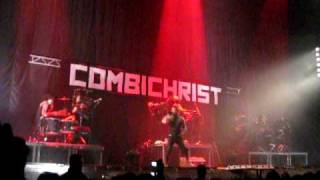 Combichrist Rammstein support All Pain Is Gone Praha 251109 [upl. by Bullis]