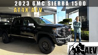 The New 2023 GMC Sierra 1500 AT4X AEV Edition OffRoad Luxury Truck Review  Vagabond Builds [upl. by Sualkin]