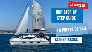 LEARN TO SAIL  OUR STEP BY STEP GUIDE TO THE POINTS OF SAIL [upl. by Latimore]