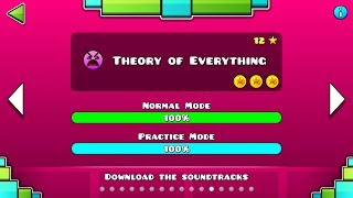 Geometry Dash  Level 12 Theory Of Everything All Coins [upl. by Rez244]