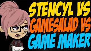 Stencyl vs GameSalad vs Game Maker Studio [upl. by Olson]