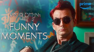 Ineffably Funny Moments From Season 2  Good Omens  Prime Video [upl. by Belita]