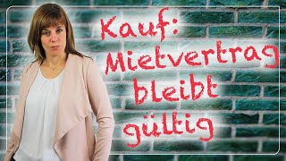 Kauf bricht nicht Miete 📄 Mietvertrag bleibt gültig❗️ JederkannImmobilien [upl. by Andris]