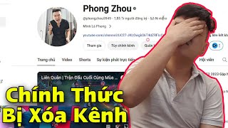 Kênh PhongZhou chính thức bị cấm đăng video  Một cái tết buồn nhất của mình [upl. by Abigael]