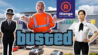 DUMPSTER DIVING UK BUSTED BY SECURITY AT THE RANGE THE POLICE ARE ON ROUTE [upl. by Auhsot]