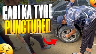 Old Random Clips l Gari Ka Tyre Punctured l😲 cricketlover [upl. by Daloris922]