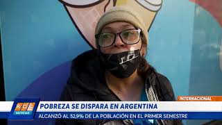 La pobreza se dispara y alcanza a la mitad de la población de Argentina [upl. by Innus]