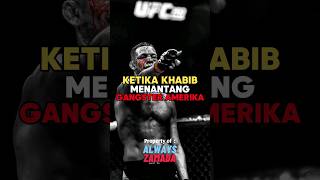 khabib Vs Gangster Amerika viral shorts ufc [upl. by Neelear976]