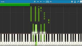 Laura Pausini  Caja  Piano Tutorial  Midi [upl. by Marlee]