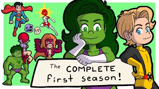 SheHulk and Cyphers Excellent YouTube Adventure  The complete first season  Animated Webcomic [upl. by Nelg]