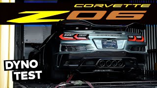 C8 Z06 Corvette on the Dyno  BoneStock Baseline Testing [upl. by Allx217]