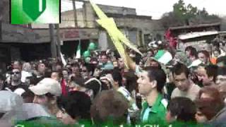 Hinchada Banfield Caravana hacia la quotCquotubetera 280810 [upl. by Naletak]