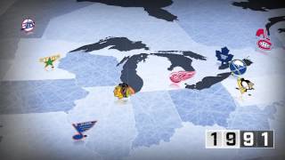 Watch the expansion of the NHL through the years [upl. by Rehctaht]