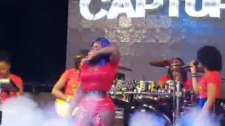 Spice Cries On Stage During Performance  Captured Mixtape Launch [upl. by Gerrald]