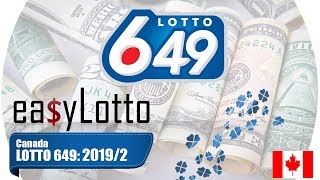 Lotto 649 winning numbers 5 Jan 2019 [upl. by Gwenette]