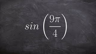 Using coterminal angles to evaluate for the sine of an angle [upl. by Nick]