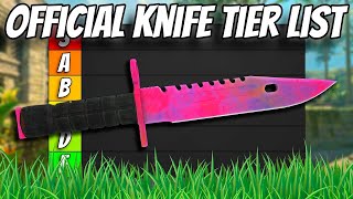 CS2 Knife Tier List Ranking the Top 20 BEST Knives Do You Agree [upl. by Rayburn]