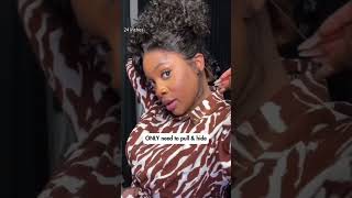 Easy 360 Frontal Wig Perfect Messy Bun Tutorial [upl. by Valerlan]