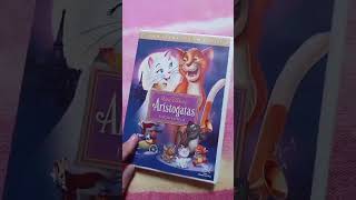 Meu dvd do filme Aristogatas disney animação shorts dvd gatos [upl. by Dlareg11]