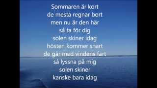 Tomas Ledin Sommaren är kort Lyrics [upl. by Lynnea]