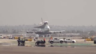 Space Shuttle Endeavour Landing LAX [upl. by Maitilde]