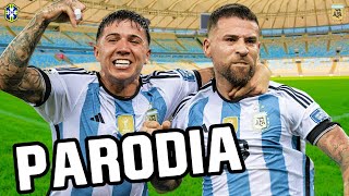 Canción Brasil vs Argentina 01 Parodia MUCHACHOS [upl. by Hannon275]