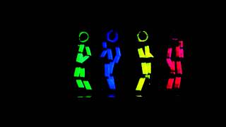 Glow Stick Figure Dance [upl. by Llenram]