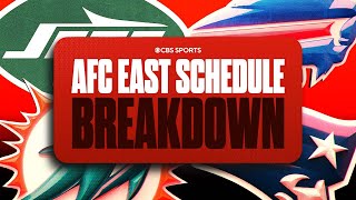 2024 NFL schedule breakdown for EVERY TEAM in the AFC East  CBS Sports [upl. by Pironi]