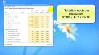 Windows 8  TaskManager  mehr als nur Task beenden [upl. by Montague]