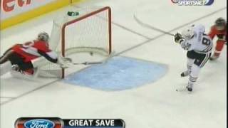 Brian Elliott great desperation save on Marian Hossa [upl. by Evania606]