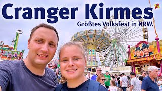 Cranger Kirmes 2024  Fahrgeschäfte Test auf der größten Kirmes in NRW 🎡 [upl. by Annoyik324]