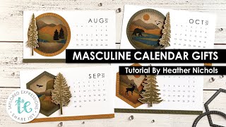 Masculine Calendar Gifts  Great Outdoors  Landscape Calendar  Taylored Expressions [upl. by Mcclain]