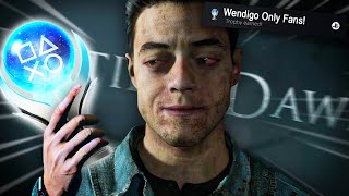 Until Dawn Has The Scariest Platinum Trophy Ever [upl. by Ahsenak414]