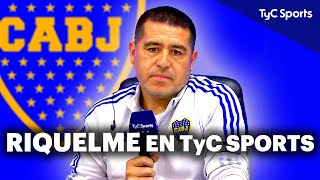 RIQUELME EN TyC SPORTS 🔥 BOCA LAS CRÍTICAS A CAVANI Y MARTÍNEZ DYBALA Y PAREDES EL VAR Y MÁS [upl. by Levison]