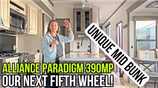 This Is The MUST SEE Mid Bunk Floorplan  Alliance Paradigm 390MP Will Be our Next RV [upl. by Silma]