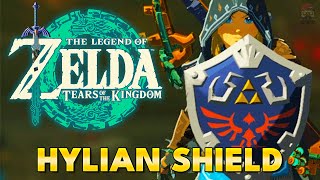 How to get the HYLIAN SHIELD in Zelda Tears of the Kingdom [upl. by Aiblis]