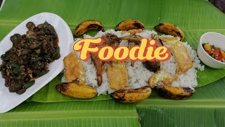 Boodle fight Mukbang  Cooking Outdoor  Cook Adobo eggplant  Filipino Dish [upl. by Nimsay760]