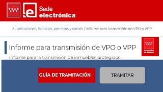 Cómo Solicitar un Informe para vender vivienda protegida a La Comunidad De Madrid ➡️Telemáticamente [upl. by Aikmat]