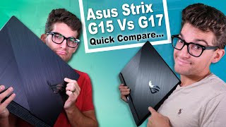 Asus ROG Strix G15 G512LU Vs Strix G17 G712LW  Which One Should You Buy [upl. by Fleischer305]