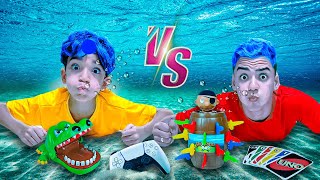 LUCAS ROCHA VS RAFAEL NA BATALHA AQUÁTICA NA PISCINA DA CASA DA FAMÍLIA ROCHA [upl. by Alliuqal]