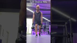 Split Stance RDL rdl deadlift singlelegdeadlift howto [upl. by Imas21]