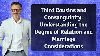 Third Cousins and Consanguinity Understanding the Degree of Relation and Marriage Considerations [upl. by Reemas528]