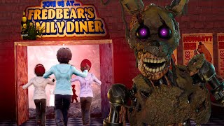 NEW PLAYING AS BURNTRAP IN FREDBEARS DINER  FNAF Killer in Purple Remastered [upl. by Gahl]