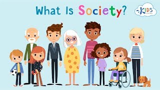 What is Society  US Society for Children  Social Studies for Kids  Kids Academy [upl. by Agnella]