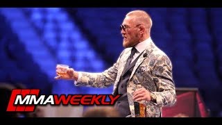 Conor McGregor Breaks Down the Fight With a Drink FULL Post Press Remarks [upl. by Akram]