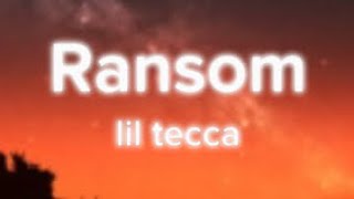 Lil tecca  Ransom clean Lyrics [upl. by Gerlac]