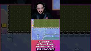 Untidaled Level pt 2 from We Like It Here SMW Kaizo  shorts [upl. by Alison]