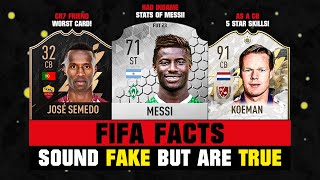 FIFA FACTS That Sound FAKE But Are TRUE 😵😲 [upl. by Yennej]