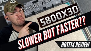 Hotfix AMD 5800X3D Gaming amp Streaming Review [upl. by Ailedroc]